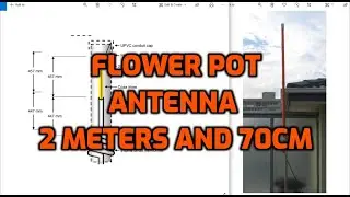 FLOWER POT ANTENNA -2 METERS AND 70CM