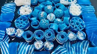 💙💙Blue soap crush 💙💙satisfying soap ASMR 💙💙#soapasmr #asmr #soapcrushing #oddlysatisfying