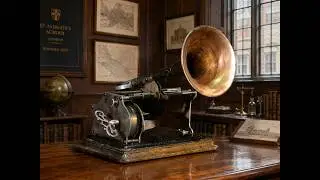 1903年哥倫比亞 Q 型語言學習機  1903`s Columbia phonograph type Q LANGUAGE