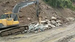 Volvo excavator Rock breaker 💪💪💪
