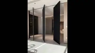 Motorized Pivot Door#Motorized Pivot Door#door#factory#China
