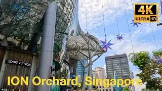 ION Orchard, one of the top shopping malls in  Singapore in 4K