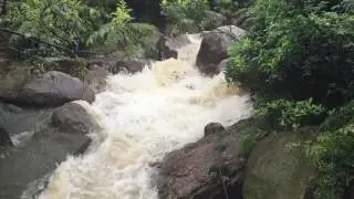 Mountain stream turns into raging torrent in less than an hour