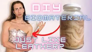 Trying This UNREAL Method To GROW BACTERIA-Based Leather (Unknown DIY Biomaterial Hack)