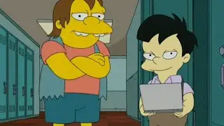 Los Simpson:Nelson Muntz y Los Empollones Tan Pollones - PARODIA