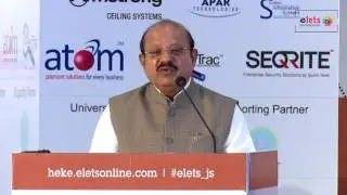 elets Jnana Sangama 2016 - Inaugural - TB Jayachandra, Hon&rsquo;ble Minister for Law,