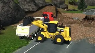 construction simulator 3 clearing the road part 2 #gameplay