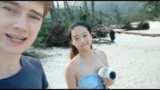 VLOG03| Camping on Long Ke Wan Beach with Georg and Hazel