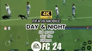 Day and Night Pitch HD file on Fifa 16 mobile for PC attribdb  #Comparison #smoothgameplay #sports