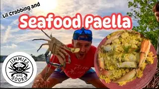 January CRABBING throwback! DELICIOUS Seafood Paella- Catch and Cook