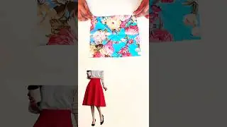 sewing /umbrella skirt cutting idea #diy   #rathitailoring #cuttingandstitching  #shortvideo #skirt