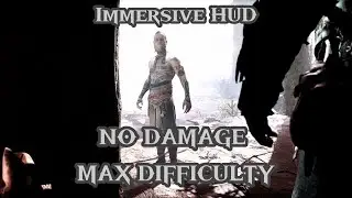 Kratos VS The Stranger - NO DAMAGE - Immersive HUD (GMGOW) | God of War