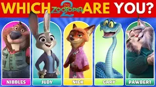 Which Zootopia 2 Character Are You? 🦊🐰 | Fun Personality Quiz #zootopia2