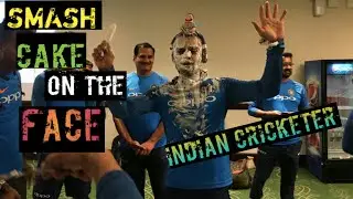 Indian Cricketers Birthday Celebration | Smash Cake On The Face