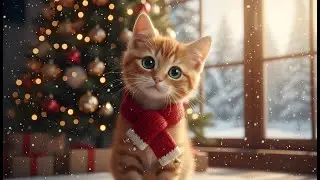 A Ginger Kitten’s First Christmas Will Melt Your Heart 🎄🐾