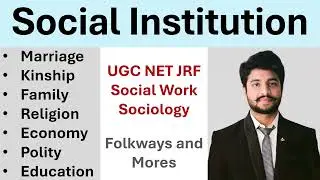 Social Institutions Sociology | Folkways and Mores | Structure Norms and Values | Social Work NET