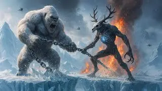 King Kong vs Thawed Horror: Ice Age Battle from 2 Million Years Ago the Lost Tribe of Antarctica !
