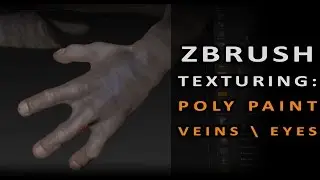 ZBrush Texturing: Veins / Eyes
