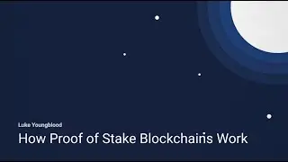 How Proof of Stake Blockchains Work - Luke Youngblood | Trust-Less 2020