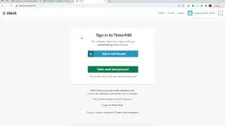 TinkerMill Instructions - Google Account, Google Calendar, Slack