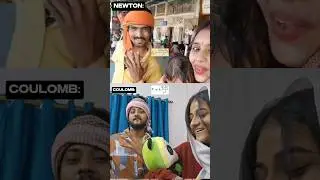 Coulomb copied Newton?💀| NEET funny video #shorts #shivamrajaiims #neetexam #physics