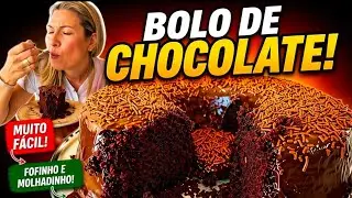 O Melhor Bolo de chocolate !! Fofinho , rápido e delicioso!!! #bolodechocolate 
