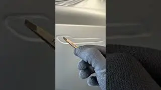 How to wrap a Tesla door handle #wrapping #wraps #tesla #customcar