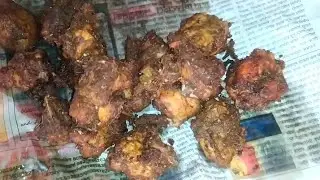 मी आज बनवलिय green चिकन फ्राय