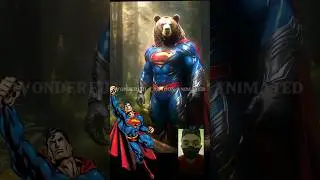 Superheroes but Bear version 🐻. [Avengers DC Marvel] 🔥All member🔥 #shorts #avengers #marvel #dc