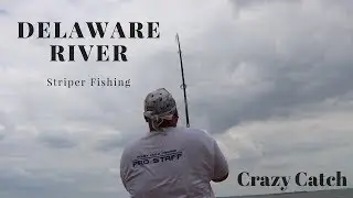 Striper fishing on the Delaware River