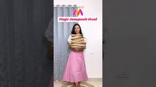 Myntra jumpsuits haul 🛍️ Huge jumpsuits haul 😍 #jumpsuit #myntrahaul #shortsvideo #onlineshopping