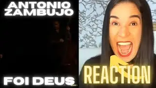 Reaction Antonio Zambujo | Foi Deus | Live | Portugal