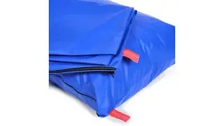 Waterdichte kussensloop blauw