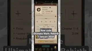 New code ultimate myth: rebirth 1 Januari 2025  #gachaman1 #shortvideo #ultimatemyth