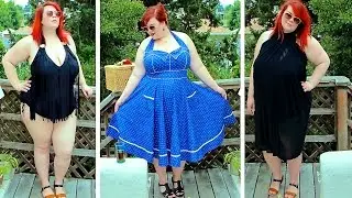 Pool Party OOTD: Sexy Swimsuit & Darling Dress | Plus Size