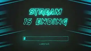FREE Stream Ending Soon - Animated Intermission Screen Free!! Free OBS Overlays, Stream Template