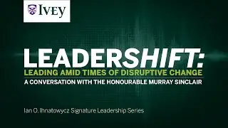 A Conversation with The Honourable Murray Sinclair