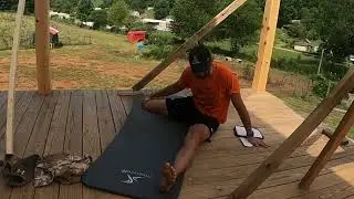 Knee PNF/contract-relax 10 min follow along stretching routine