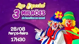 Live de 3 milhões de inscritos! - Patati Patatá