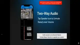 Smartphone app for Mason Security CVMS.