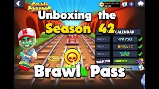 Collecting every single reward in Season 42 Brawl Pass. Subway Surfers event.