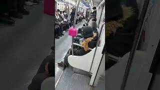 the atmosphere inside the subway in Korea #korea #korean #kpop #funny #shorts #story #life