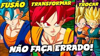 COMO FAZER FUS&Atilde;O, TRANSFORMAR E TROCAR BONECO NO DRAGON BALL SPARKING ZERO