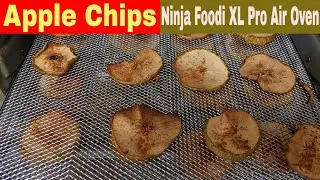 Яблочные чипсы (сушеные яблоки), аэрогриль Ninja Foodi XL Pro