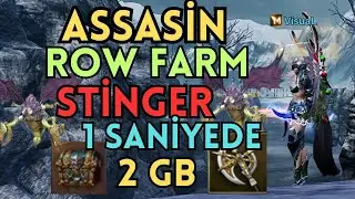RİSE ONLİNE ASSASİN ROW FARMI STİNGER SAATE KAÇ M ? HİROİC ZİNDAN / KUTU KIRDIRMA - 50 KILL PK