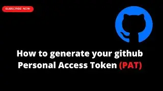 How to generate your GitHub Token