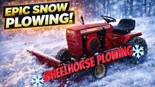 We Put a Wheel Horse Tractor to the Test in Deep Snow