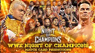 WWE Night of Champions 2025 Match Card Predictions