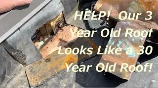 S05E137 - EPDM Flat Roof Copper Scupper  |  Major Fail, Roof Repair & New Scupper Installation!