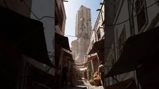 Buildings Collapse in a Row! Cliff Collapse Triggers Major Disaster. #shorts